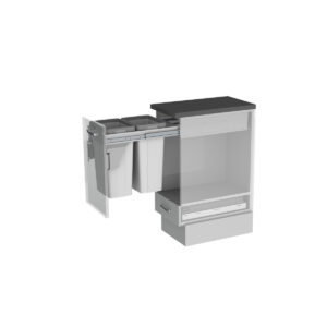 Integrity 36L Side-Mounted Double Bin (SM 350 18WS) - Image 1